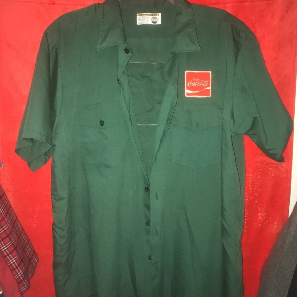 Coca Cola button down.